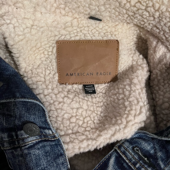 American Eagle Trucker Jean jacket Size M - Picture 2 of 4